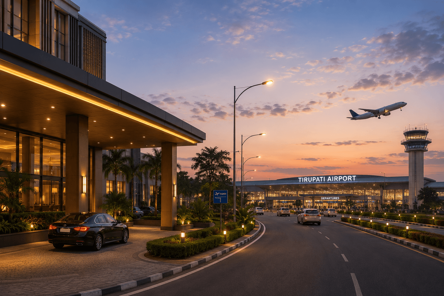 For Airport and Renigunta Connectivity