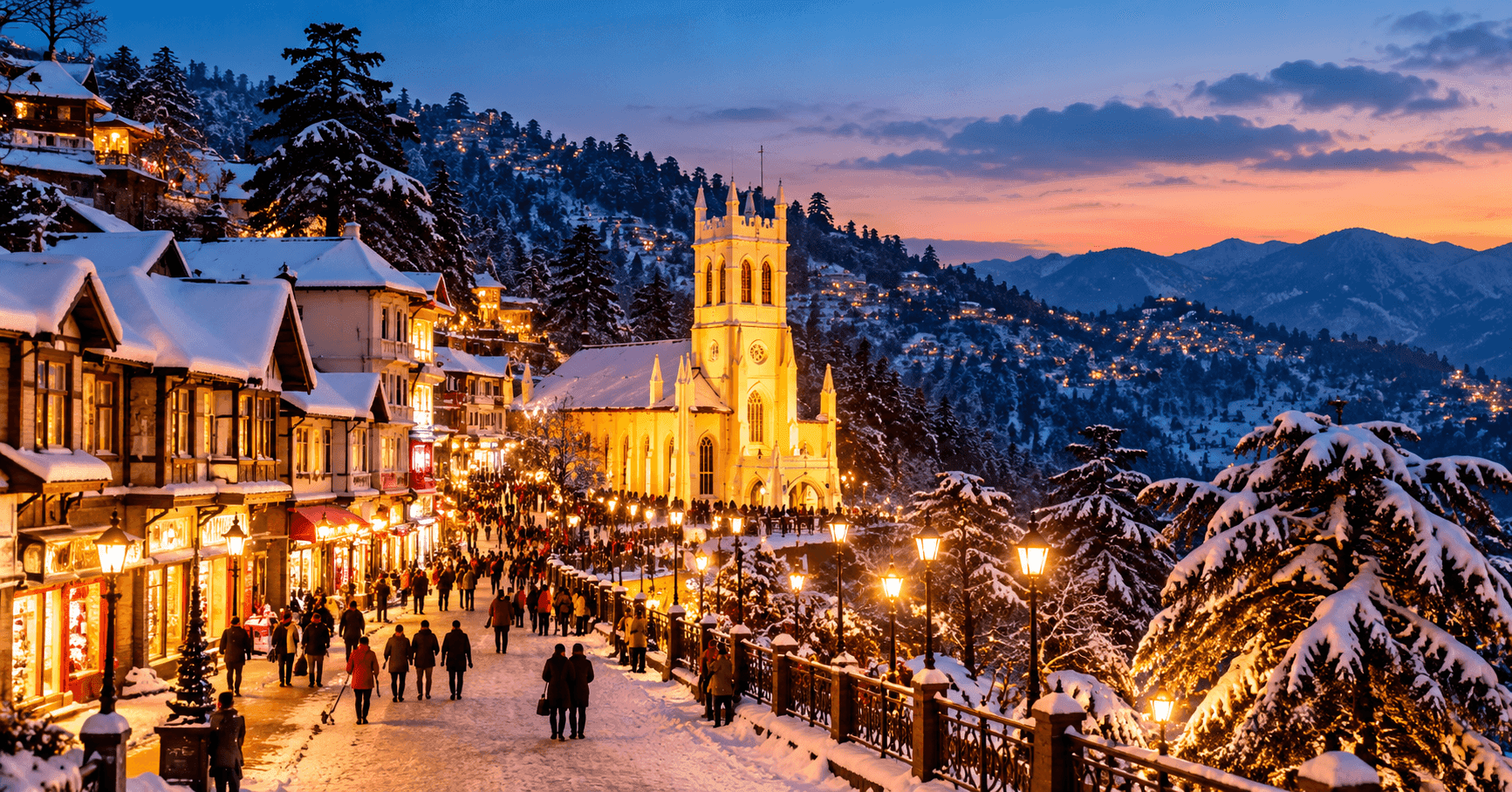 Shimla New Year 2027: Snow, Mall Road Celebrations & Winter Activities