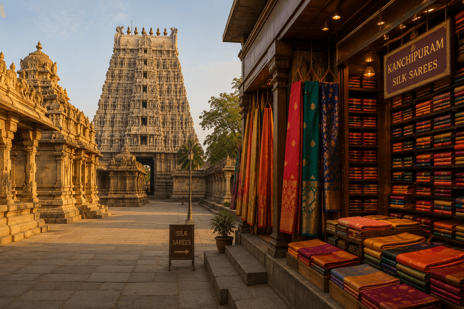 Kanchipuram Temples & Silk Shopping