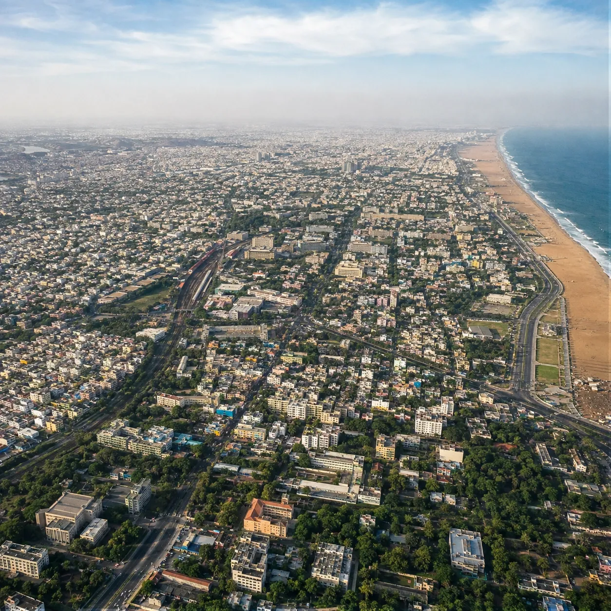 Chennai City Map & Key Districts