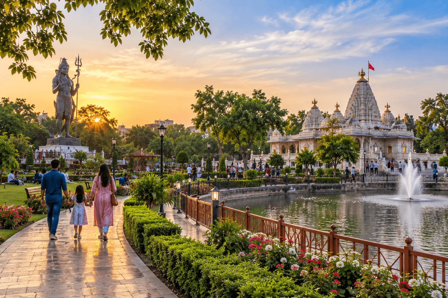 Parks, Temples & Local City Time