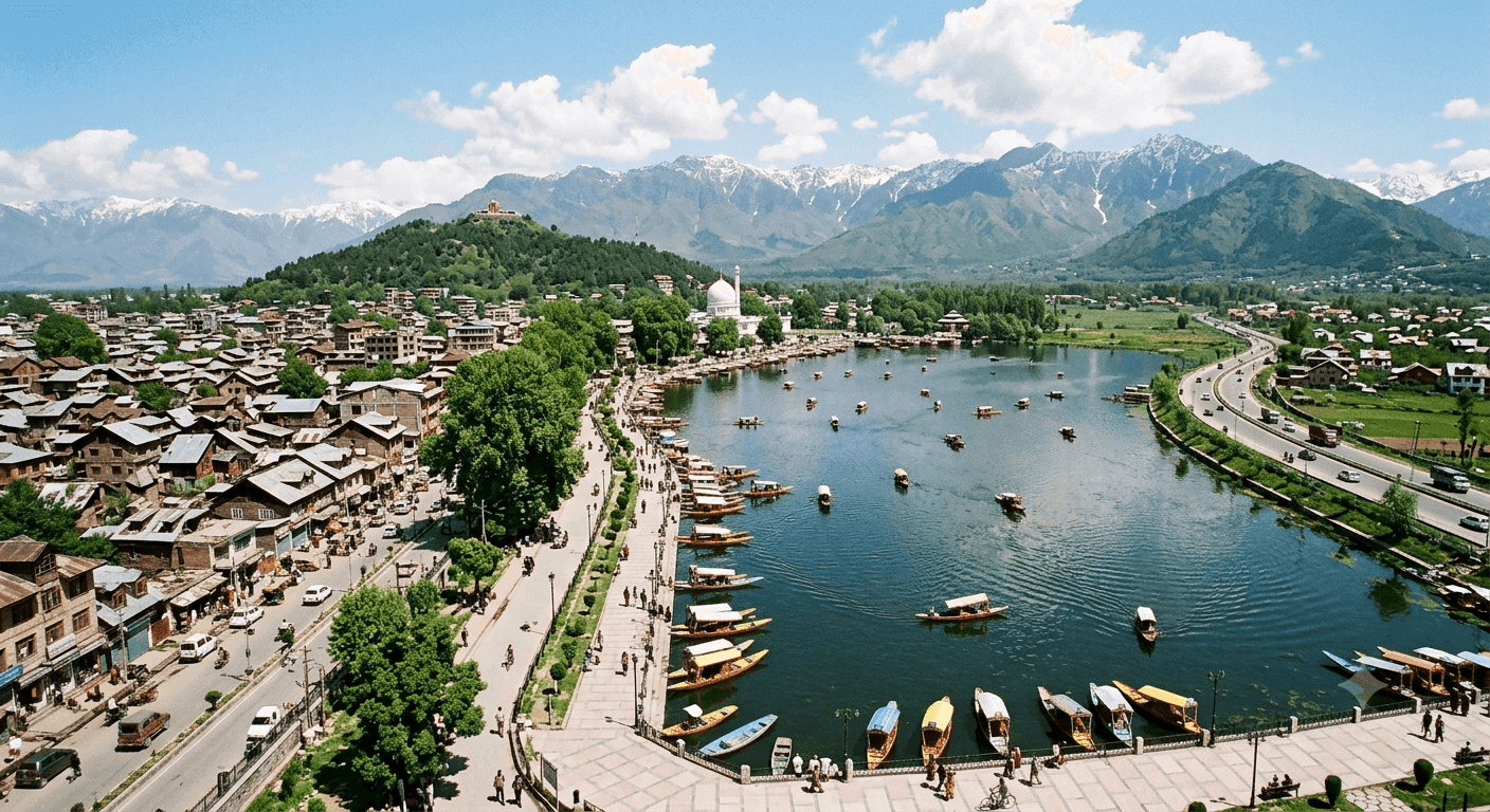 Srinagar City Map & Key Areas
