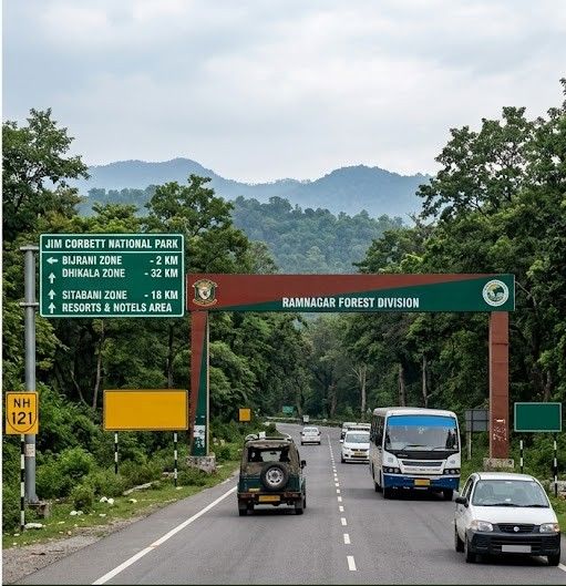 Ramnagar Rail & Road Access