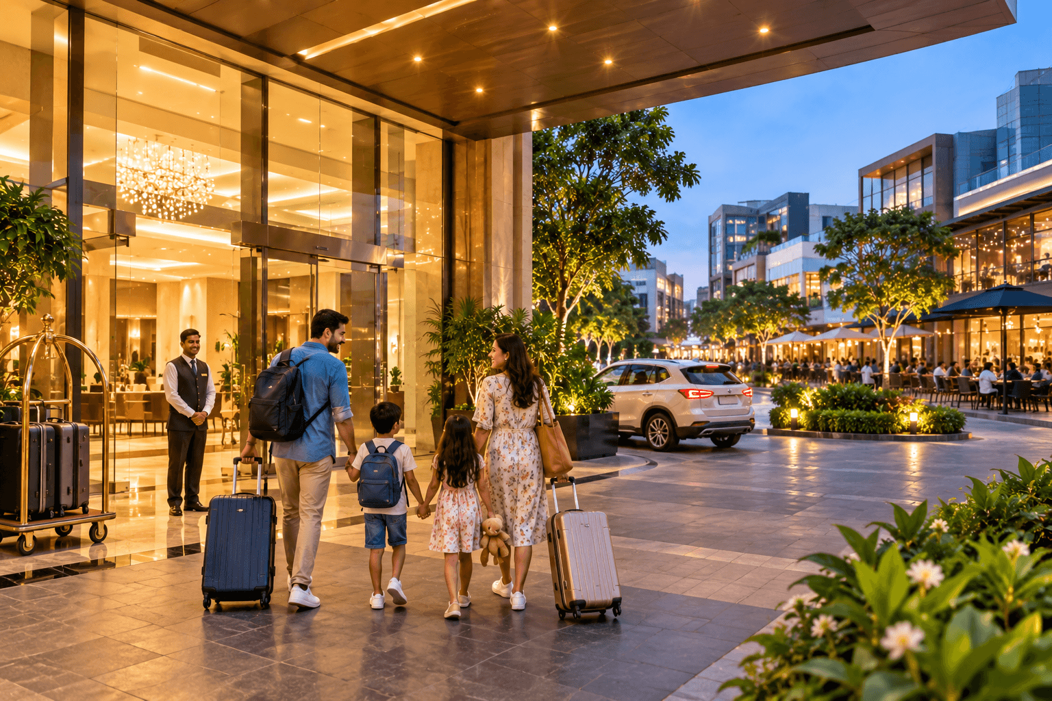 For Easy Shopping & Food Stops