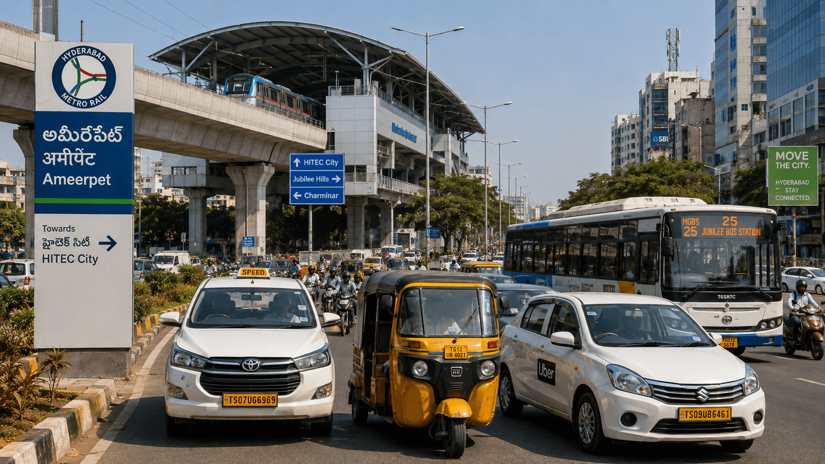 Getting Around Hyderabad