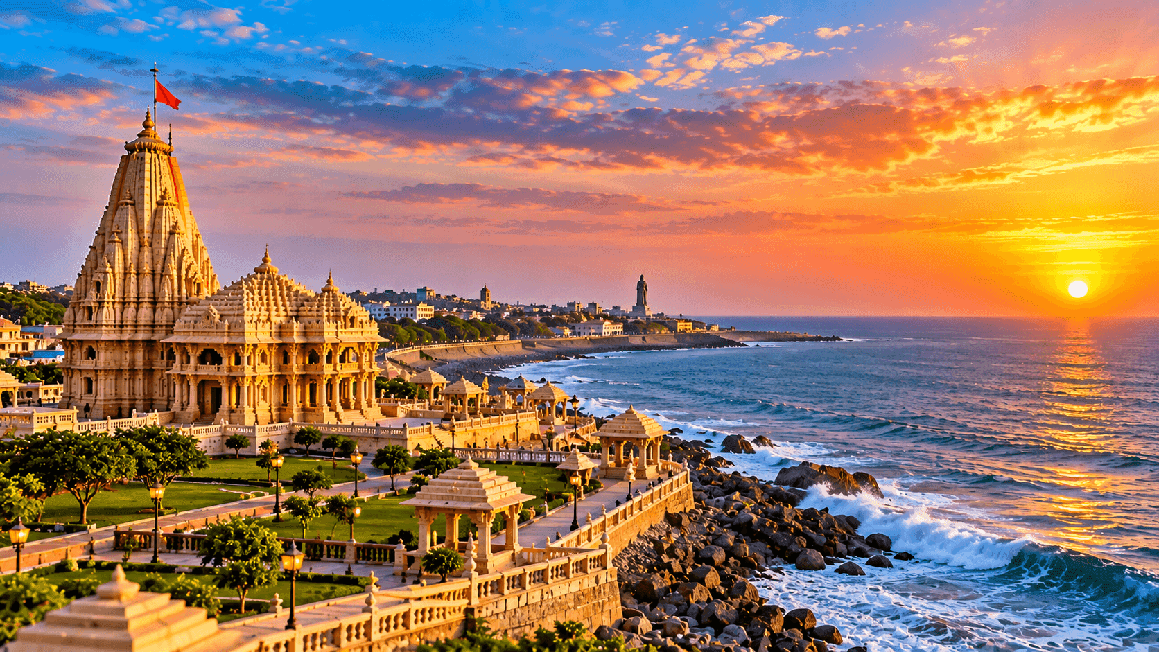 Somnath New Year 2027: Jyotirlinga Temple Visit, Coastal Attractions and Holiday Ideas