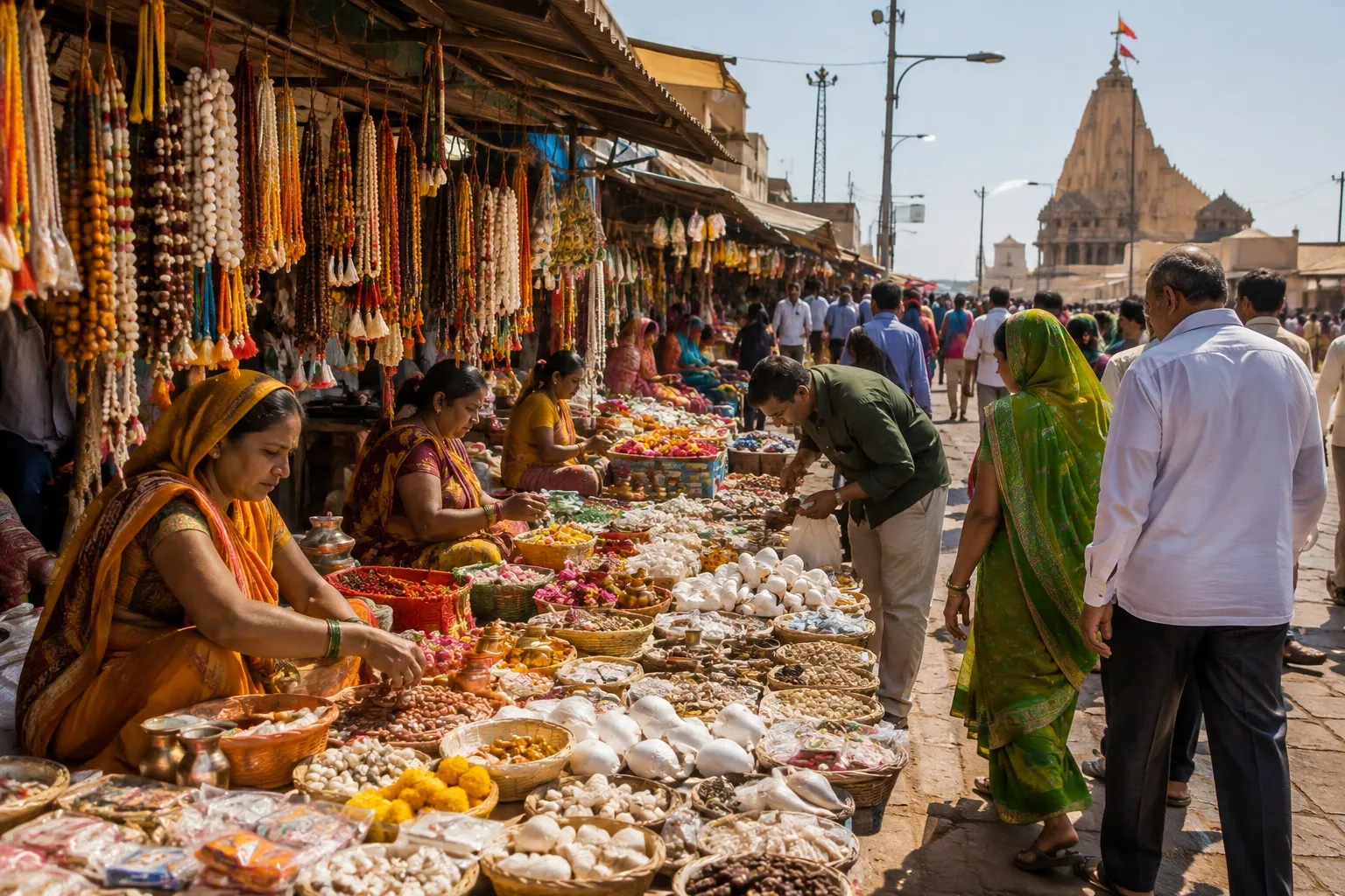 Coast, Veraval & Local Markets